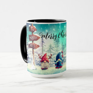 Mug Noël Drôle Gnomes