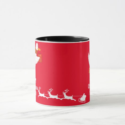 Mug Noël du canard mou (Centre)