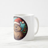 Mug Noël du castor (Devant droit)