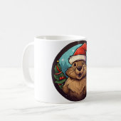 Mug Noël du castor (Devant gauche)