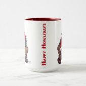 Mug Noël du chien de la peau (Centre)