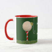 Mug Noël du golf (Gauche)