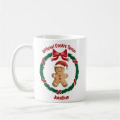 Mug Noël du meilleur biscuit officiel (Gauche)