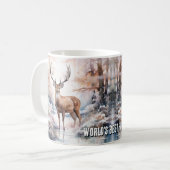 Mug Noël du meilleur chasseur de cerfs du monde (Devant gauche)