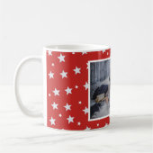 Mug Noël du Motif Star Rouge (Gauche)
