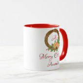 Mug Noël du nid mignon (Devant droit)