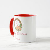 Mug Noël du nid mignon (Devant gauche)
