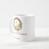 Mug Noël du nid mignon (Devant gauche)