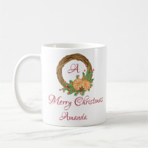 Mug Noël du nid mignon