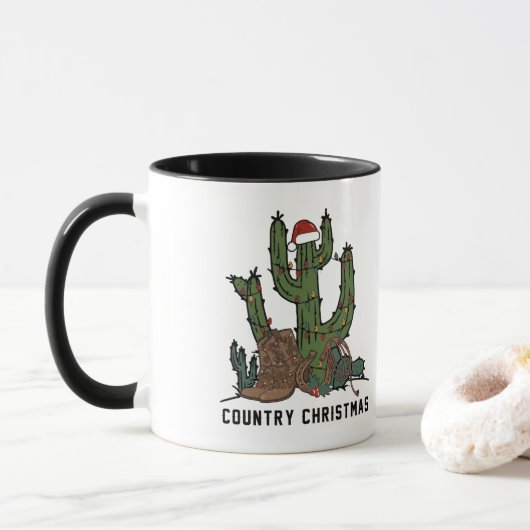 Mug Noël du pays (Avec donut)