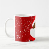 Mug Noël du Père Noël afro-américain (Gauche)