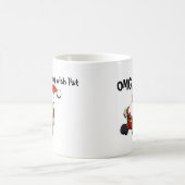 Mug Noël du Père Noël choqué (Centre)