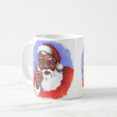 Mug Noël du Père Noël noir afro-américain (Devant gauche)