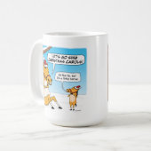 Mug Noël du petit Cheval mignon et amusant (Devant gauche)