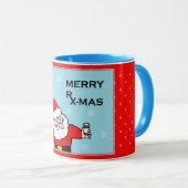 Mug Noël du pharmacien (Devant droit)