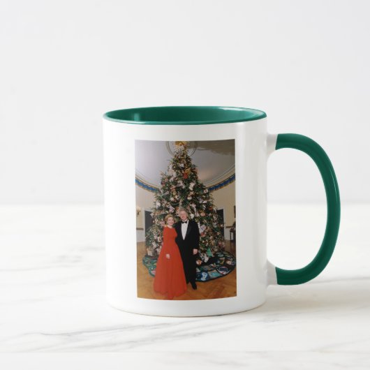Mug Noël du président américain Bill Clinton et Hillar (Droite)
