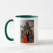 Mug Noël du président américain Bill Clinton et Hillar (Gauche)