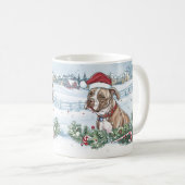 Mug Noël du Staffordshire américain (Devant droit)