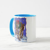 Mug Noël du tigre (Devant gauche)