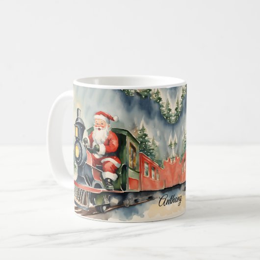 Mug Noël du train père Noël (Devant gauche)