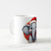 Mug Noël éléphant (Devant gauche)