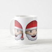Mug Noël Emoji de père (Devant gauche)
