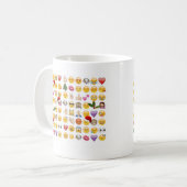 Mug noël emojis (Devant gauche)