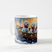Mug Noël en bateau maltais (Devant gauche)
