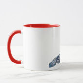 Mug Noël en Floride Santa Claus équitation Alligator (Gauche)