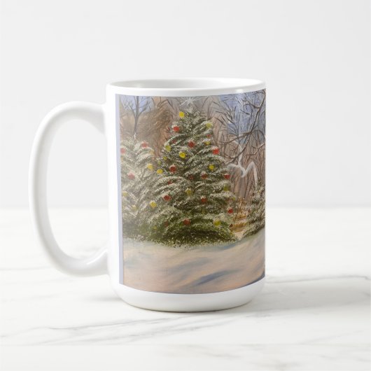 Mug Noël en forêt, par Gary Poling (Gauche)