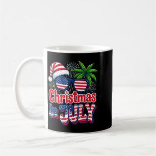 Mug Noël en juillet Été Plage Hawaï Père Noël Usa