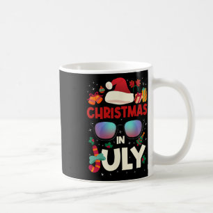 Mug Noël en juillet Joyeux Noël Eté Drôle San