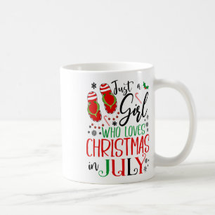 Mug Noël en juillet Juste une fille qui aime Noël