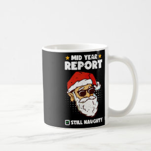Mug Noël en juillet Rapport à mi-parcours de Santa tou