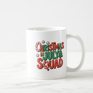 Mug Noël En Juillet Squad Drôle Noël Vacances D'Été