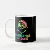 Mug Noël En Juin Avec Père Noël Funky Summer Holiday (Gauche)