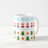Mug Noël en pixel art (Devant droit)