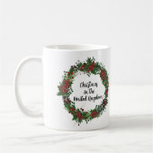 Mug Noël en Royaume-Uni monogramme photo de pays (Gauche)