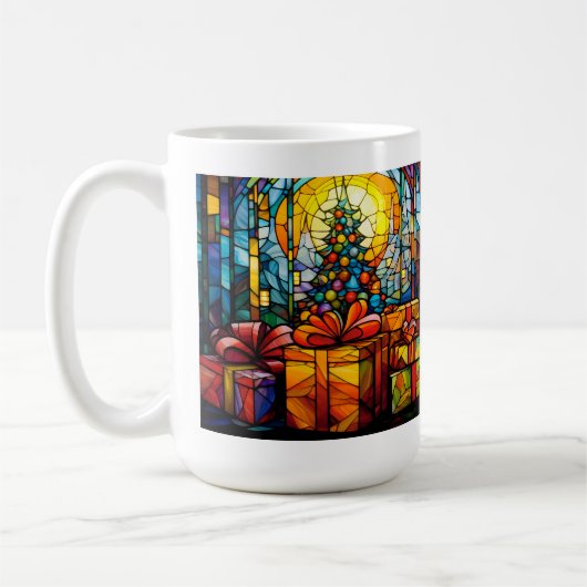 Mug Noël en vitrail (Gauche)