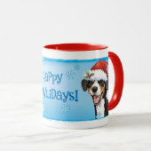 Mug Noël Entlebucher (Devant droit)