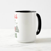 Mug Noël Est Mieux À La Ferme (Devant droit)