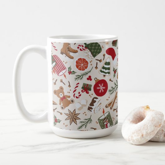 Mug Noël et épices (Avec donut)