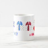 Mug Noël et Hanoukka d'humour de vacances (Centre)