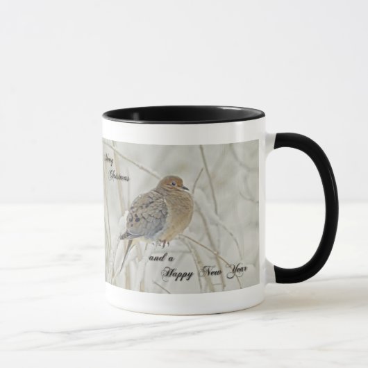 Mug Noël et Nouvel An - Dove de deuil (Droite)