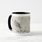 Mug Noël et Nouvel An - Dove de deuil (Devant gauche)