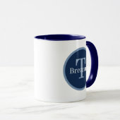 Mug Noël festif ajouter monogramme Père Noël (Devant droit)