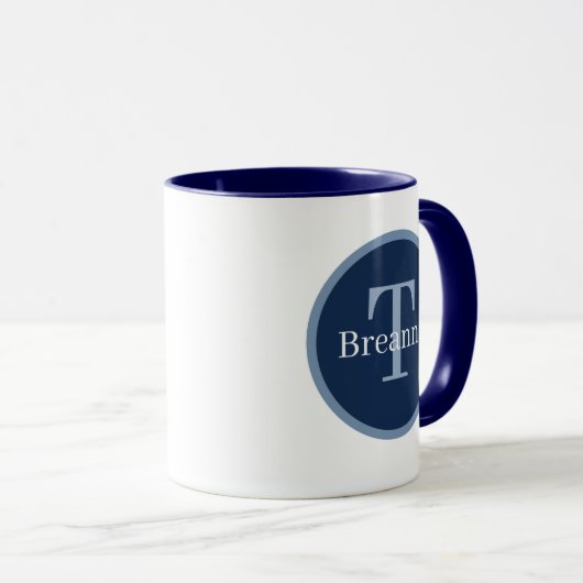 Mug Noël festif ajouter monogramme Père Noël (Devant droit)
