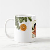 Mug Noël Fête du citron Photo de notre premier Noël (Gauche)