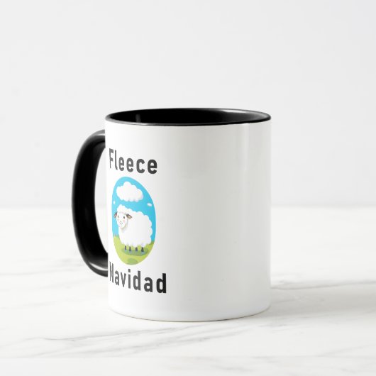 Mug Noël "Fleece Navidad" (Devant gauche)