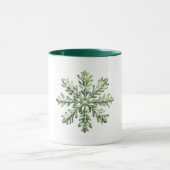 Mug Noël flocon de neige vert (Centre)